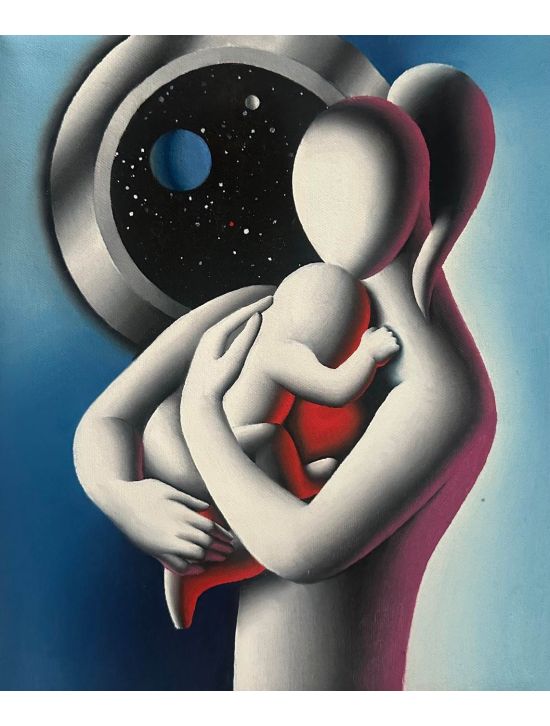 Mark Kostabi Mark Kostabi Multicolor Painting 30x25 Cm Multicolor 000