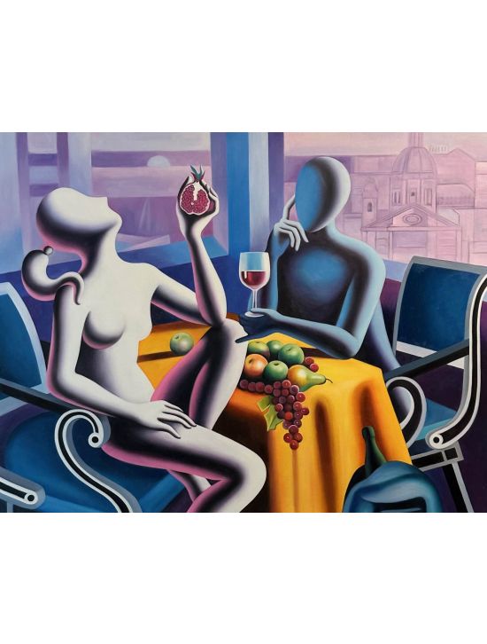 Mark Kostabi Mark Kostabi Multicolor Painting 100x130 Cm Multicolor 000