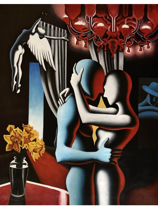 Mark Kostabi Mark Kostabi Multicolor Painting 130x100 Cm Multicolor 000