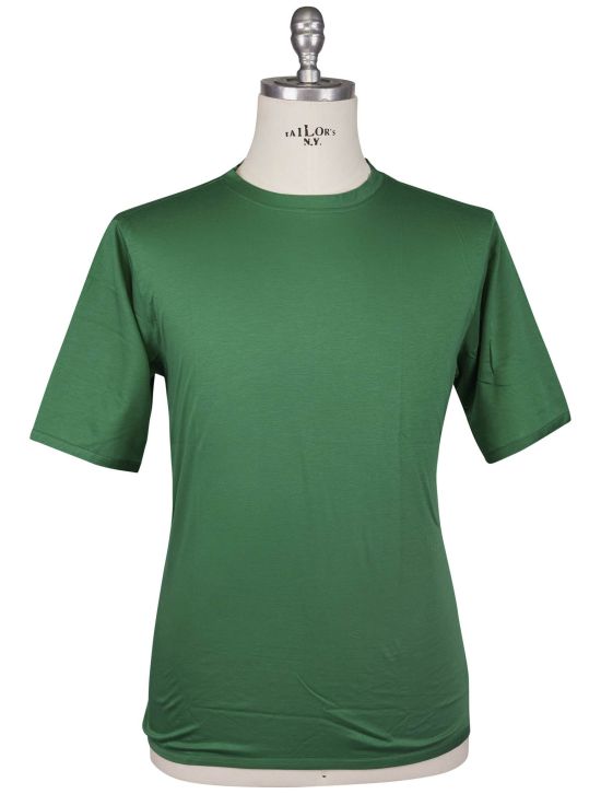 Kiton Kiton Green Cotton T-Shirt Green 000