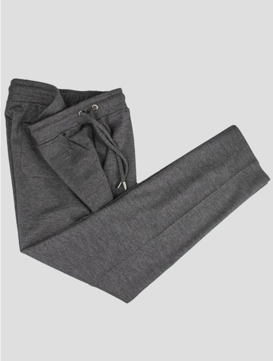 Isaia Isaia Blue Wool Pants Blue 001