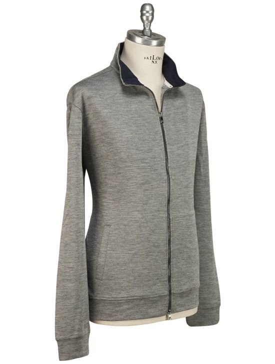 Isaia Isaia Gray Silk Cashmere Pa Tracksuit Gray 001