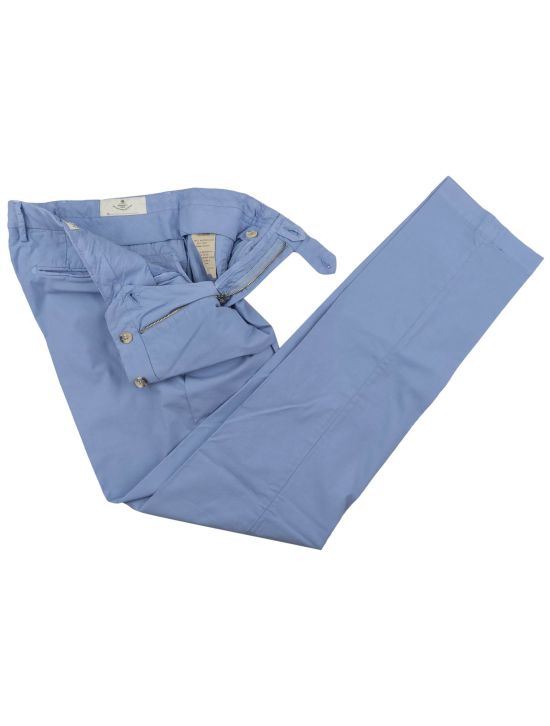 Luigi Borrelli Luigi Borrelli Light Blue Cotton Ea Pant Light Blue 001