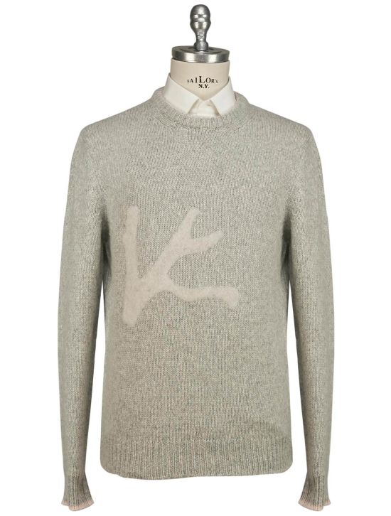 Isaia Isaia Gray Cashmere Sweater Crewneck Gray 000