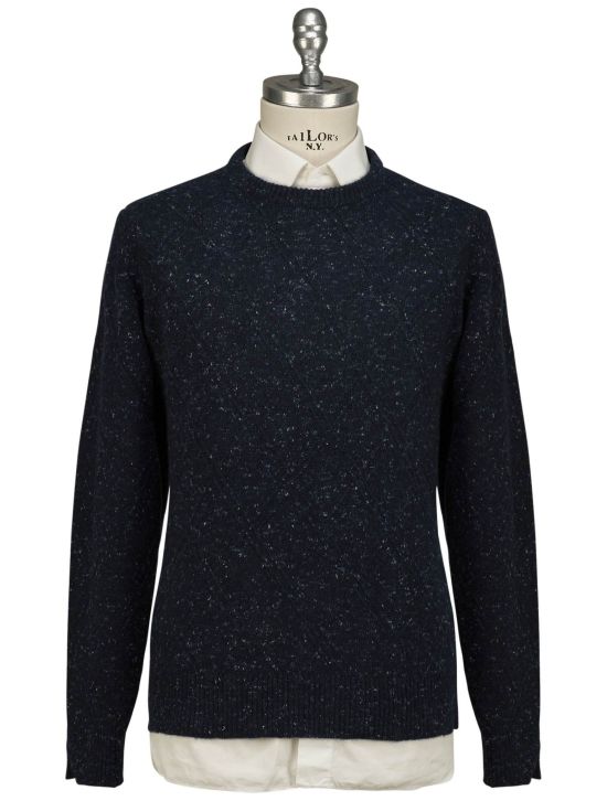 Isaia Isaia Blue Cashmere Pa Sweater Crewneck Blue 000