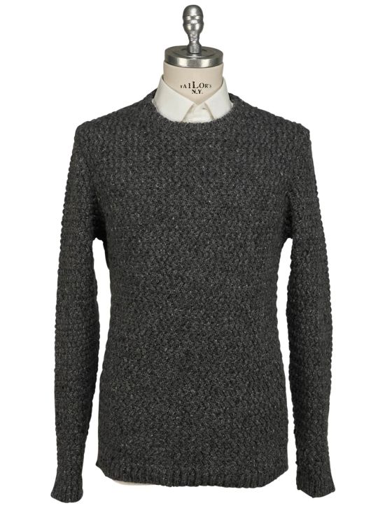 Isaia Isaia Gray Cashmere Sweater Crewneck Gray 000