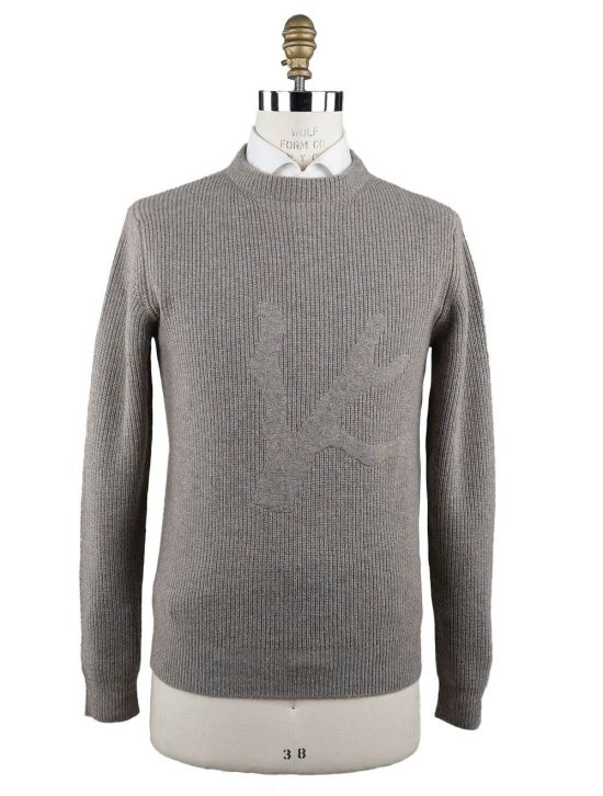 Isaia Isaia Beige Cashmere Sweater Crewneck Beige 000