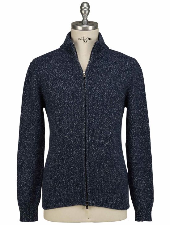 Isaia Isaia Multicolor Cashmere Sweater Full Zip Blue 000