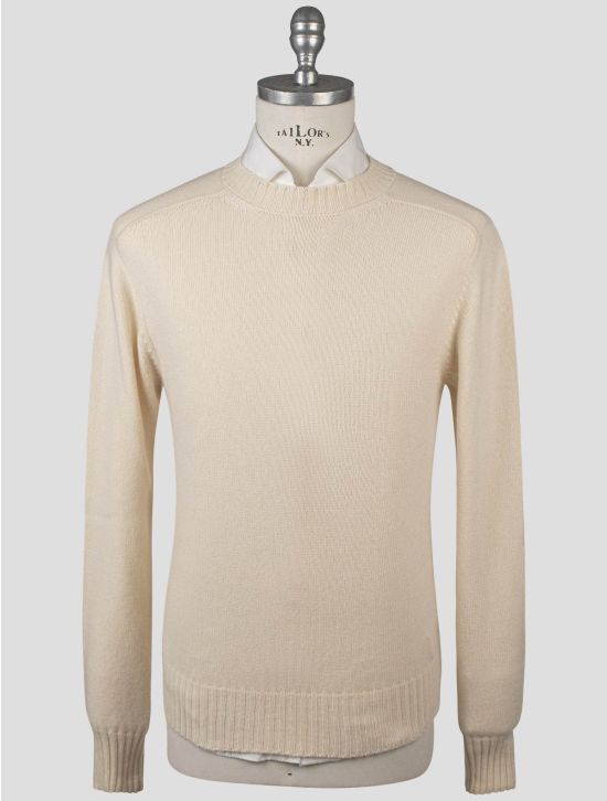 Isaia Isaia Beige Cashmere Sweater Crewneck Beige 000