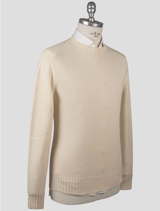 Isaia Isaia Beige Cashmere Sweater Crewneck Beige 001