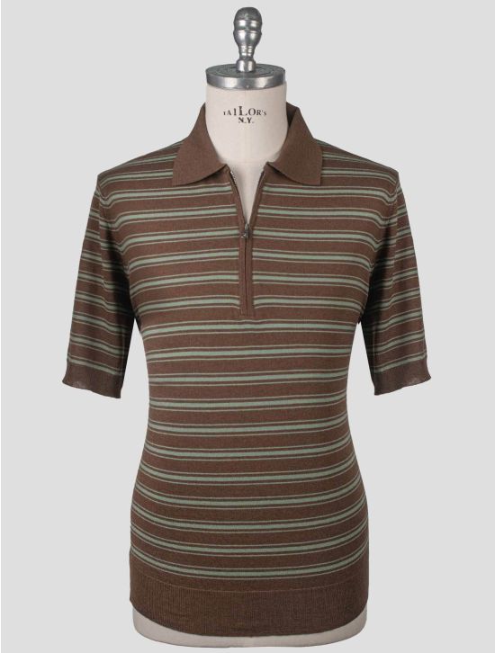 Isaia Isaia Green Silk Cashmere Polo Green 000