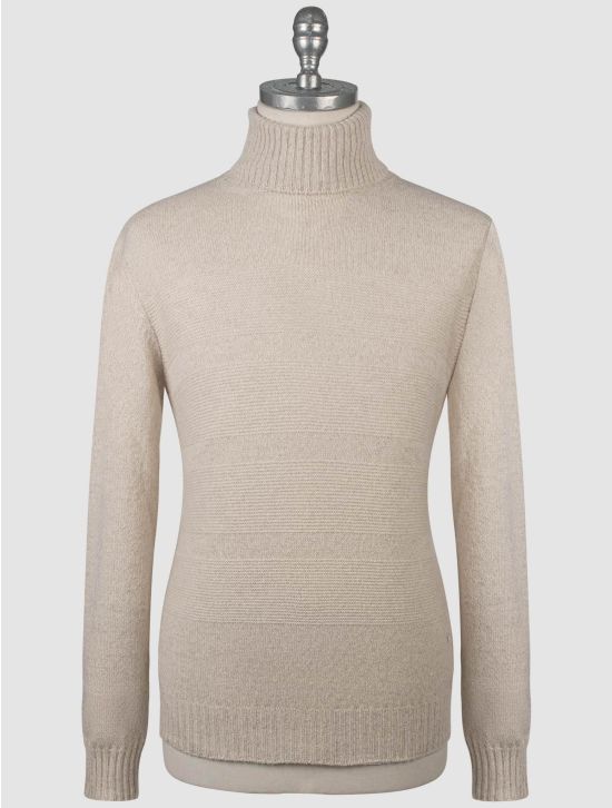 Isaia Isaia Beige Cashmere Sweater Turtleneck Beige 000