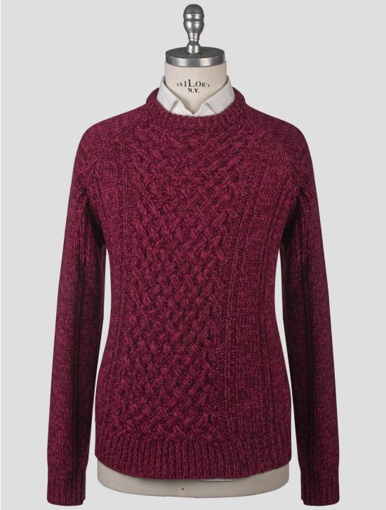 Isaia Isaia Fuchsia Cashmere Sweater Crewneck Fuchsia 000