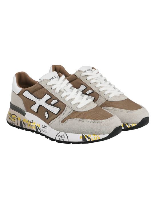 Premiata Premiata Multicolor Leather Suede Pa Cotton Sneakers Multicolor 000