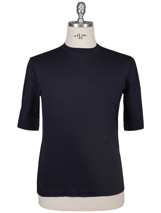 Kiton Kiton Blue Cotton T-Shirt Blue 000