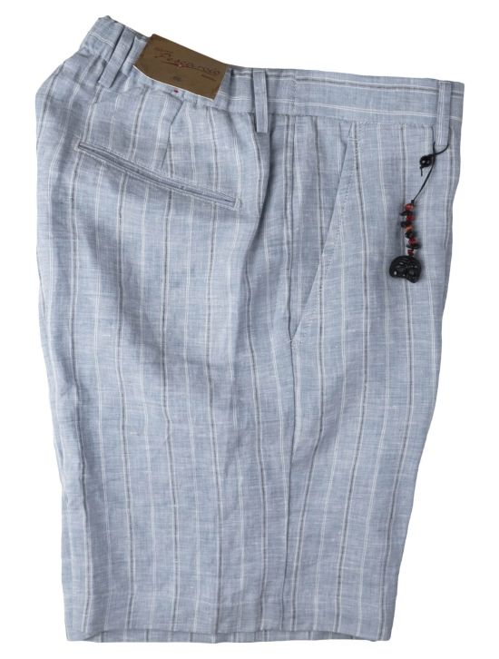 Marco Pescarolo Marco Pescarolo Multicolor Linen Short Pants Multicolor 000