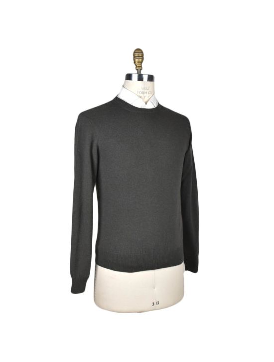 Fioroni Fioroni Green Cashmere Sweater Crewneck Green 001