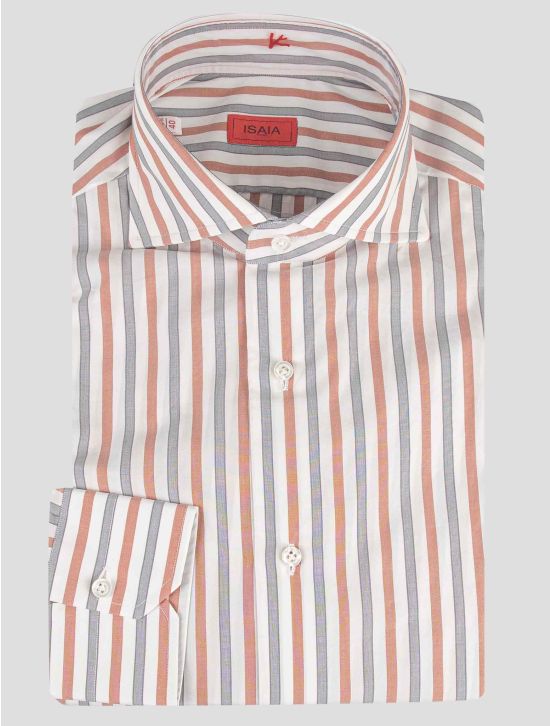 Isaia Isaia Multicolor Cotton Shirt Multicolor 000