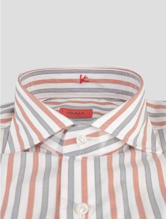 Isaia Isaia Multicolor Cotton Shirt Multicolor 001