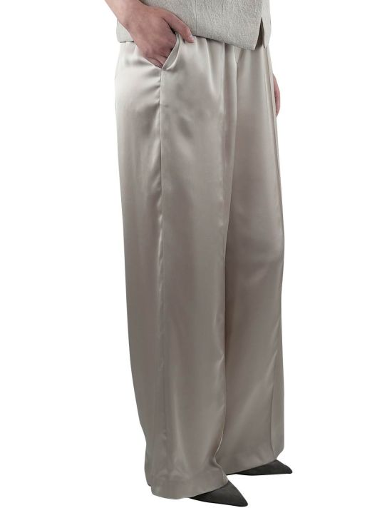 Brunello Cucinelli Brunello Cucinelli Beige Pl Pants Woman Beige 001