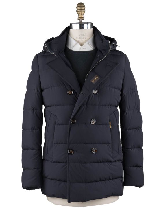 MooRER MooRER Dark Blue Pa Pl Coat Dark Blue 000