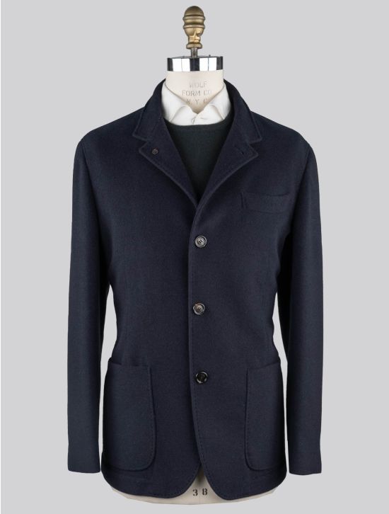 Brunello Cucinelli Brunello Cucinelli Blue Cashmere Coat Blue 000