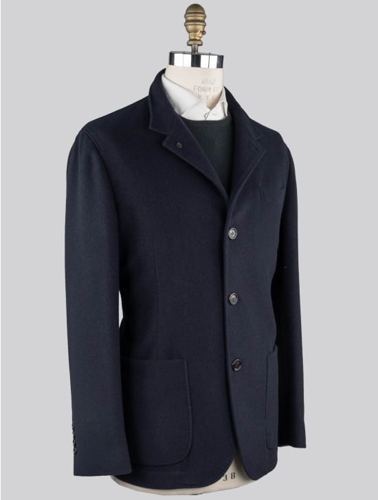 Brunello Cucinelli Brunello Cucinelli Blue Cashmere Coat Blue 001