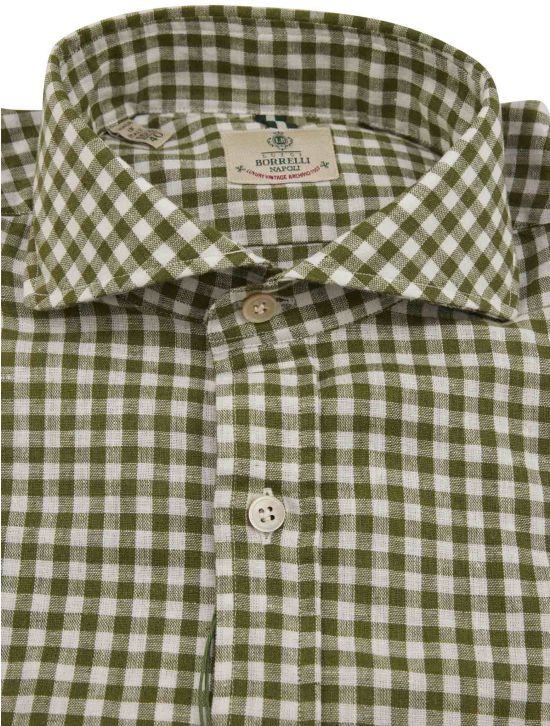 Luigi Borrelli Luigi Borrelli Multicolor Cotton Linen Shirt Multicolor 001