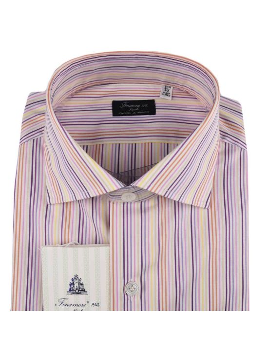 Finamore Finamore Multicolor Cotton Shirt Multicolor 001