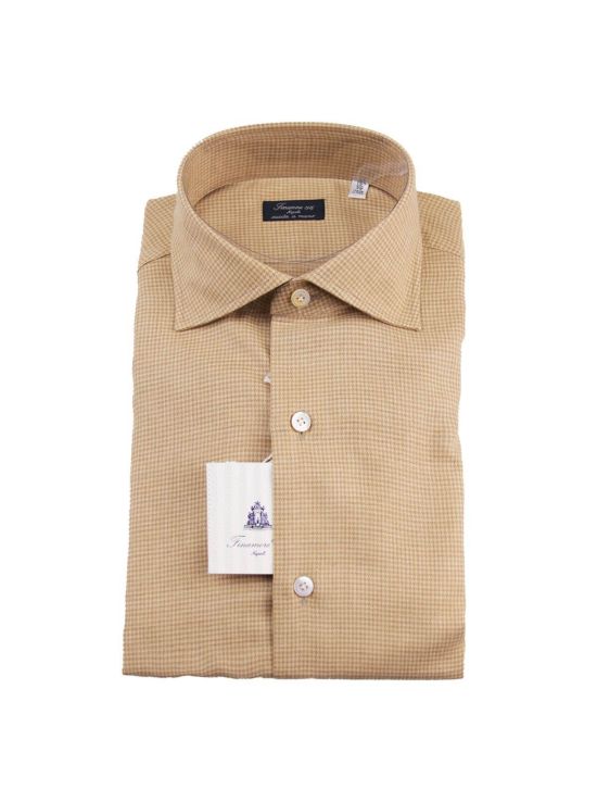 Finamore Finamore Beige Cotton Shirt Beige 000