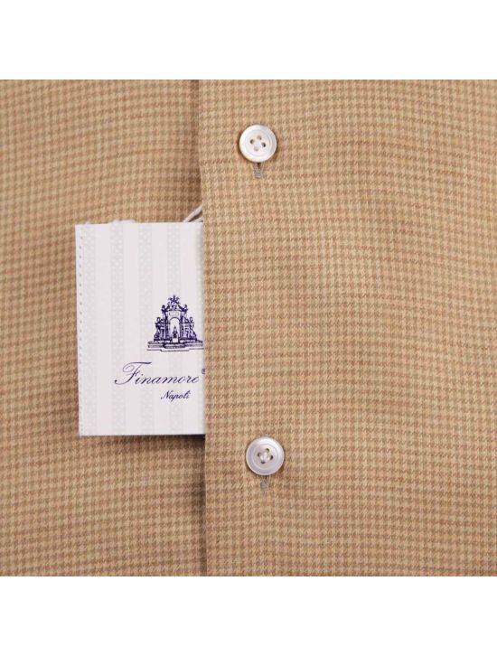 Finamore Finamore Beige Cotton Shirt Beige 001