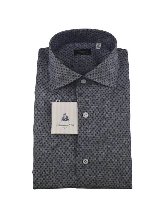 Finamore Finamore Blue Cotton Shirt Blue 000