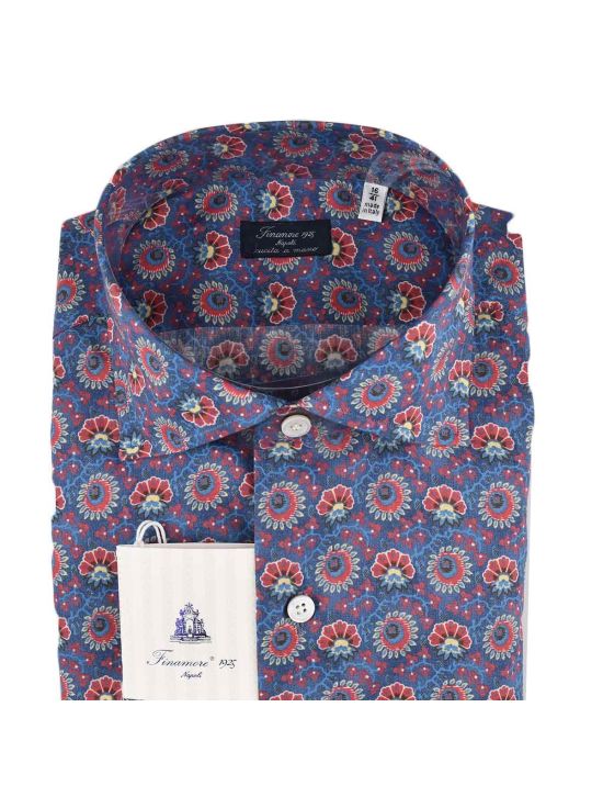 Finamore Finamore Multicolor Cotton Shirt Multicolor 001