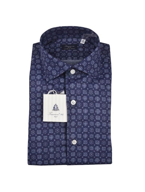 Finamore Finamore Blue Cotton Shirt Blue 000