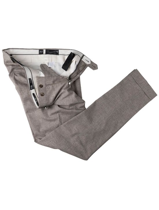 Marco Pescarolo Marco Pescarolo Taupe Virgin Wool Pants Taupe 001