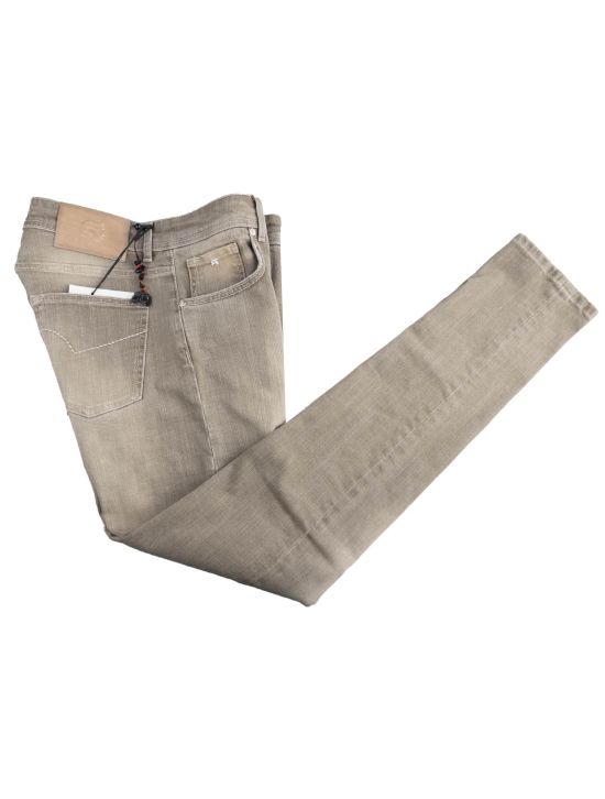 Marco Pescarolo Marco Pescarolo Light Brown Cotton Pa Jeans Light Brown 000