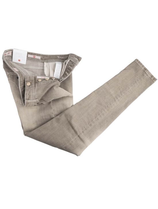 Marco Pescarolo Marco Pescarolo Light Brown Cotton Pa Jeans Light Brown 001