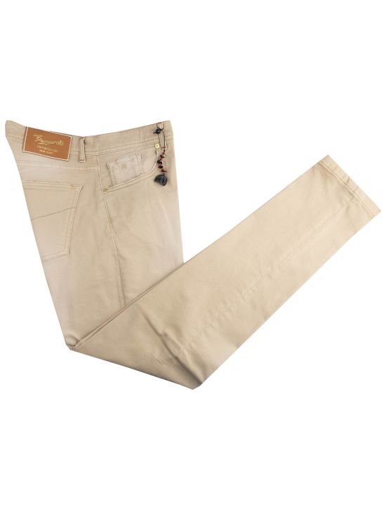 Marco Pescarolo Marco Pescarolo Beige Cotton Ea Silk Lycra Jeans Limited Edition Beige 000