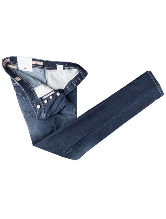 Marco Pescarolo Marco Pescarolo Blue Cotton Lycra Ea Jeans Blue 001