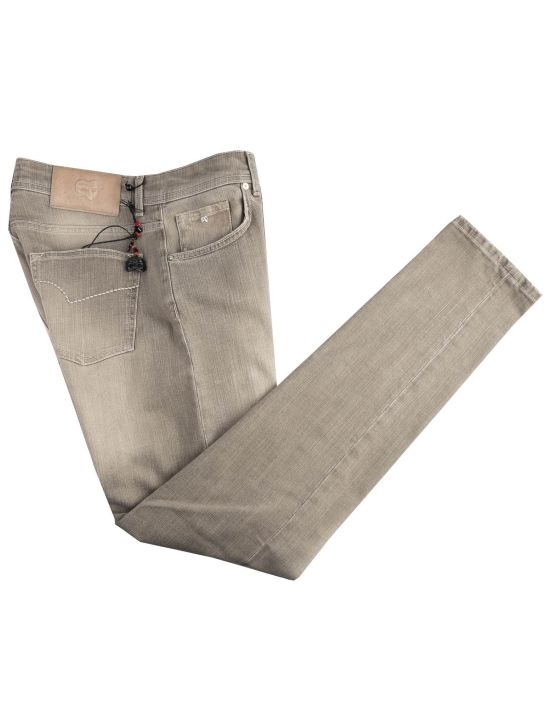 Marco Pescarolo Marco Pescarolo Light Brown Cotton Pa Jeans Light Brown 000