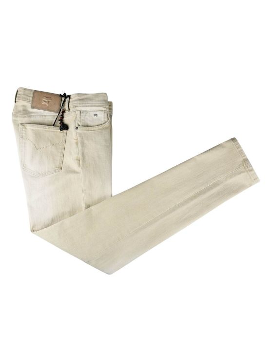 Marco Pescarolo Marco Pescarolo Beige Cotton Pl Jeans Beige 000