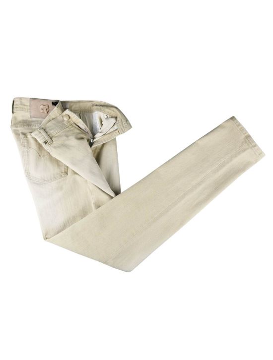 Marco Pescarolo Marco Pescarolo Beige Cotton Pl Jeans Beige 001