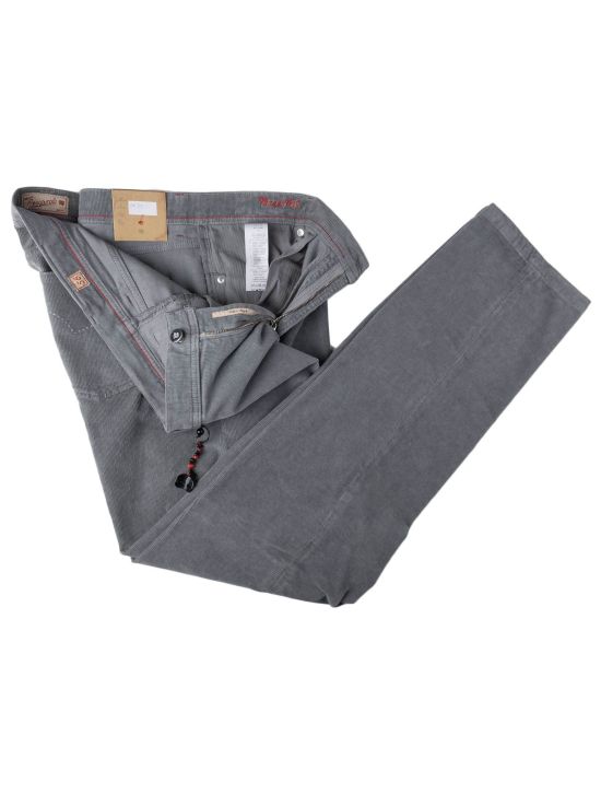 Marco Pescarolo Marco Pescarolo Gray Velvet Cotton Cashmere Ea Jeans Gray 001