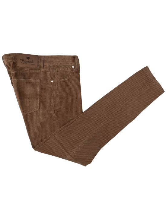 Marco Pescarolo Marco Pescarolo Brown Cotton Cashmere Ea Velvet Pants Brown 000