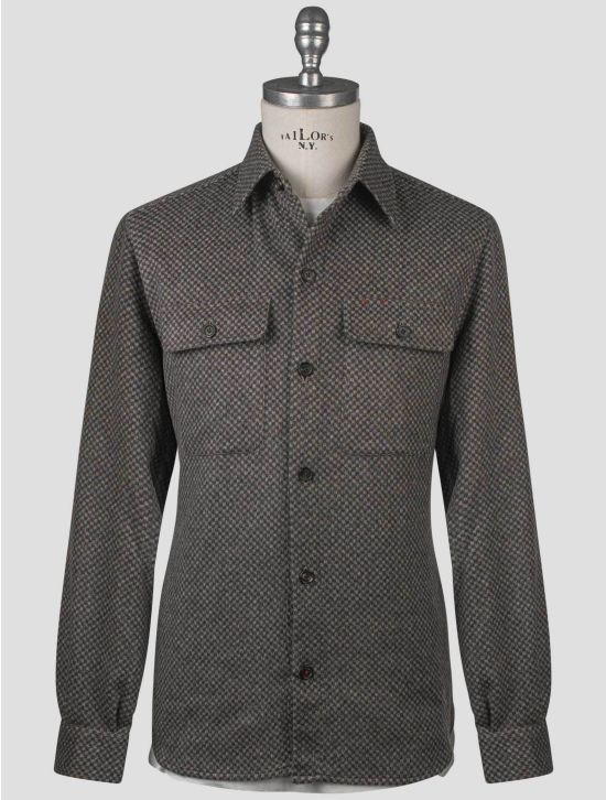 Isaia Isaia Gray Cashmere Overshirt Gray 000