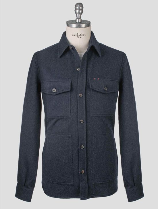 Isaia Isaia Blue Cashmere Overshirt Blue 000