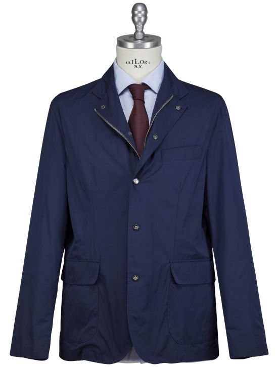 Luigi Borrelli Luigi Borrelli Blue Pa Coat Blue 000