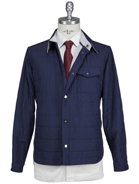 Luigi Borrelli Luigi Borrelli Blue Pl Coat Blue 000