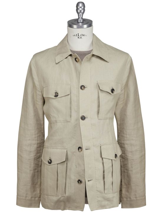 Luigi Borrelli Luigi Borrelli Beige Linen Coat Beige 000