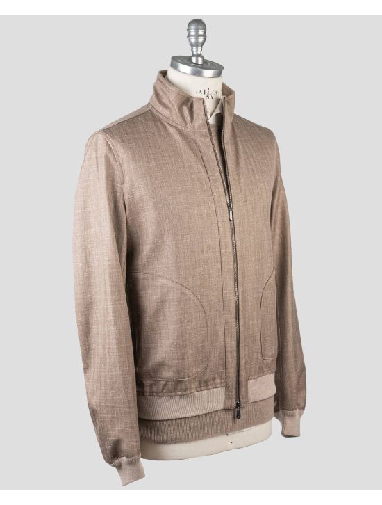 Cesare Attolini Cesare Attolini Beige Wool Silk Linen Coat Beige 001